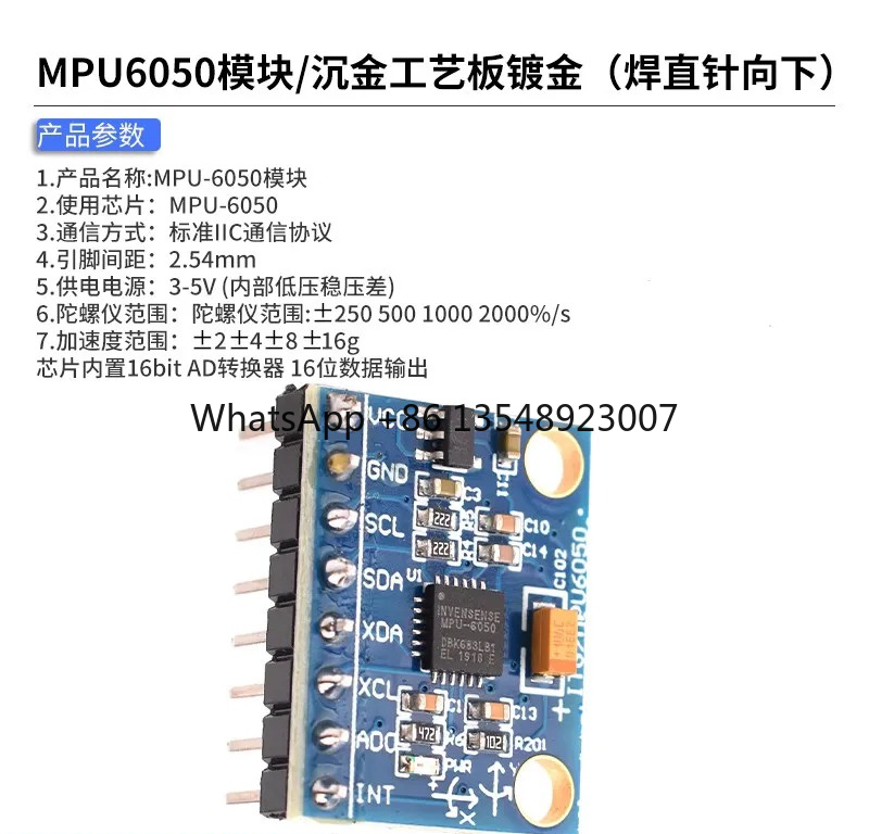 Adequado para módulo GY-521 MP - Mpu6050 avaliação e preço