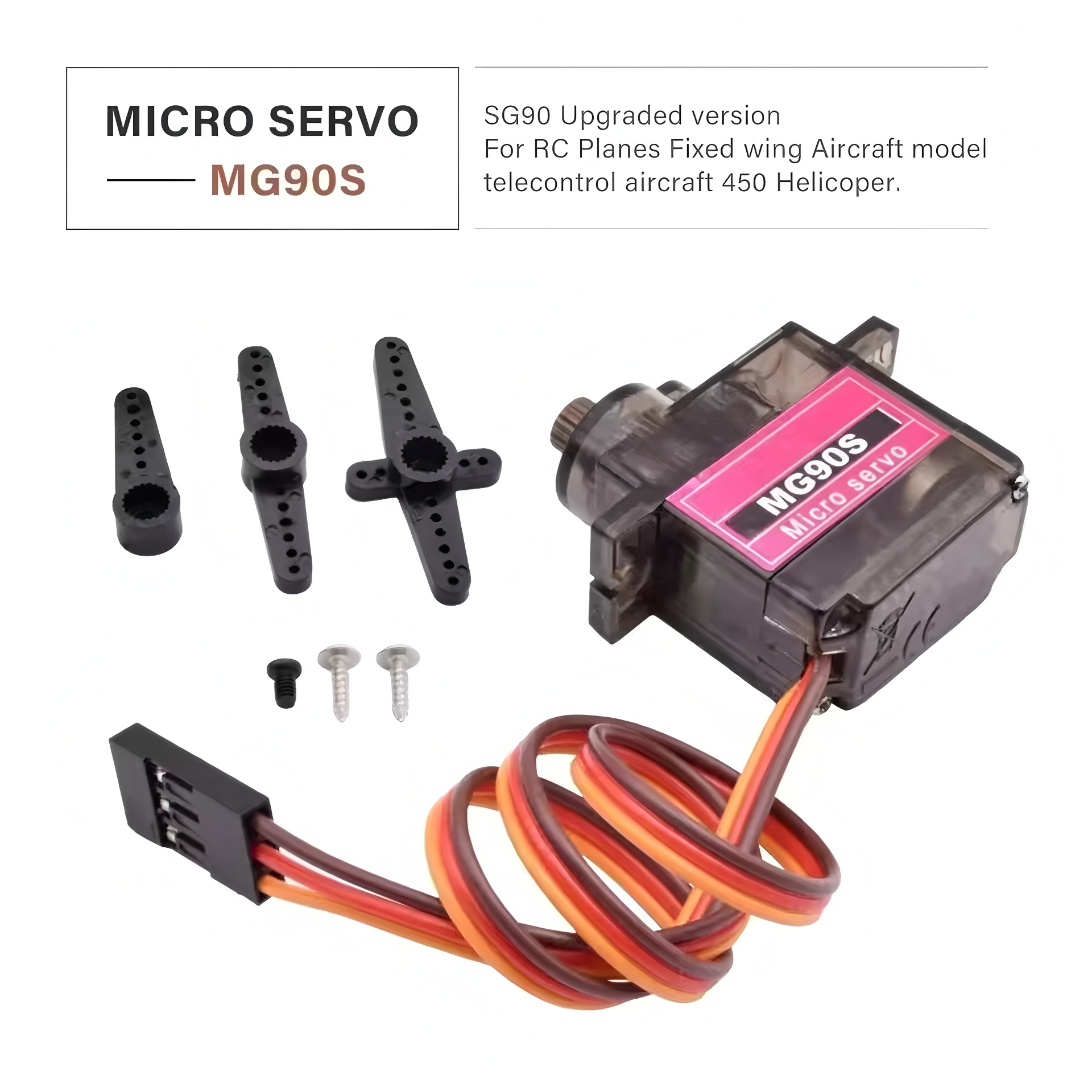 4/5/10/20 pçs mg90s micro serv - Servo Sg90 avaliação e preço