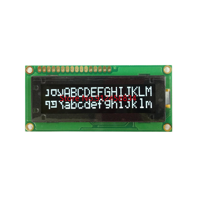 1602 16X2 OLED SPI I2C 3.3v ou - Lcd 1602 avaliação e preço