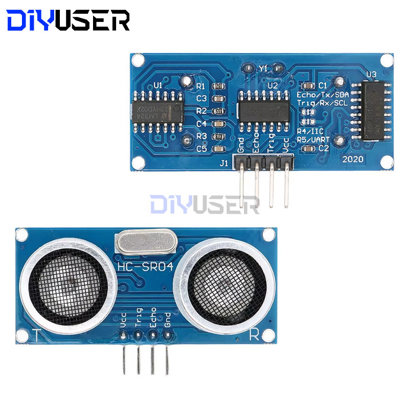 DIYUSER 2pcs Módulo Ultrassôni - Ultrasonic Sensor Hc-Sr04 avaliação e preço