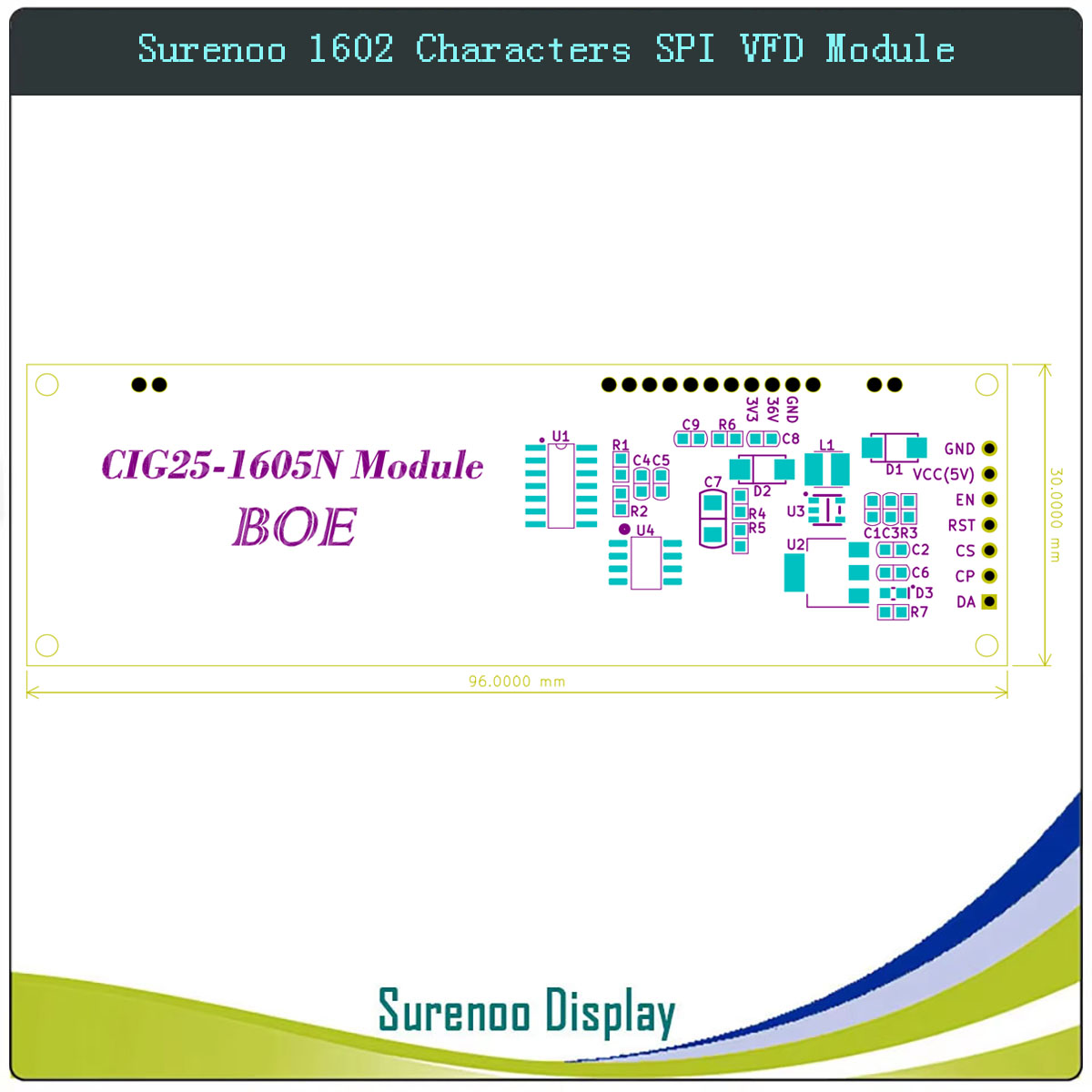 Módulo de Display LCD VFD Sure - Lcd 1602 avaliação e preço