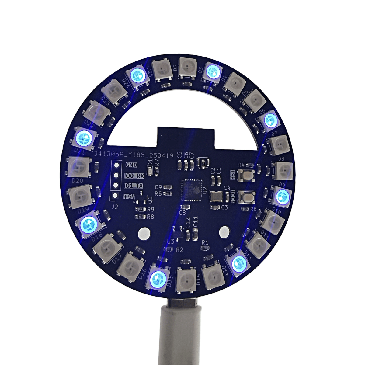 Wled ESP32-C3 placa de desenvo - Ws2812B avaliação e preço