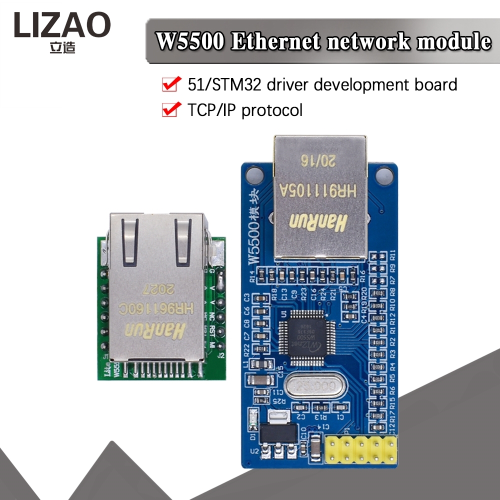 Módulo de Rede Ethernet LIZAO  - Ethernet W5500 avaliação e preço