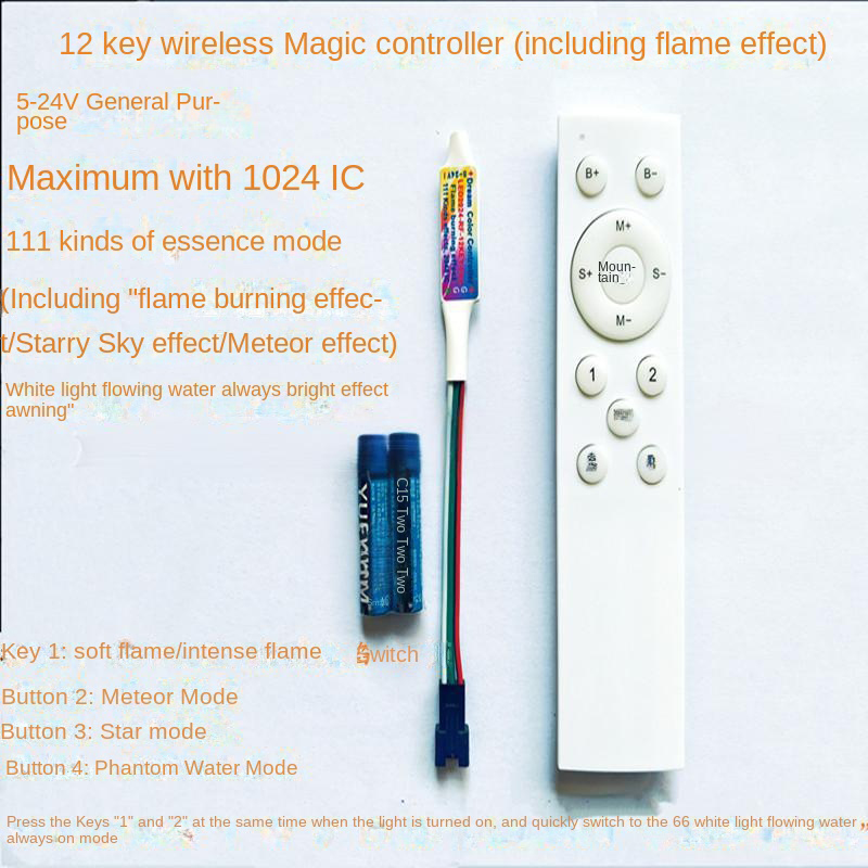 Controlador de chama fantasia  - Ws2812B Strip 5V avaliação e preço