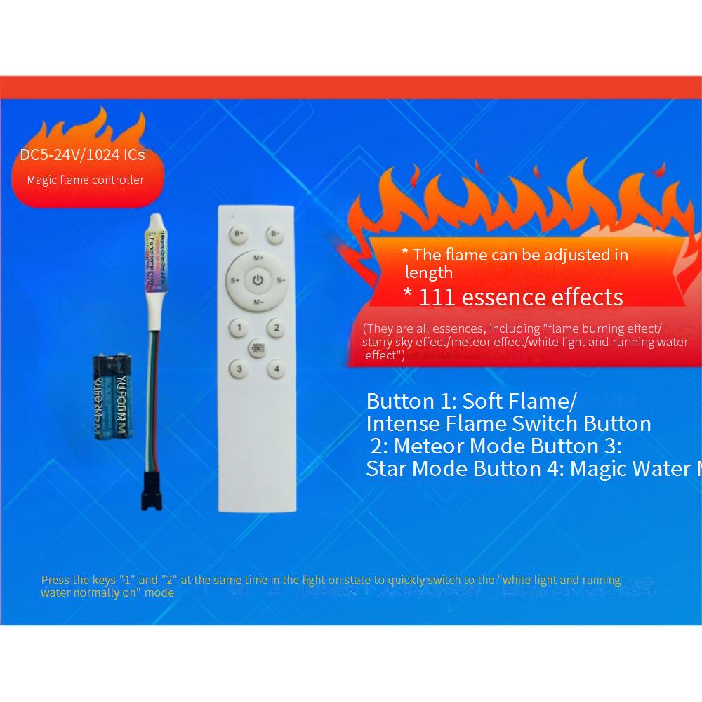 Controlador de chama fantasia  - Ws2812B Strip 5V avaliação e preço