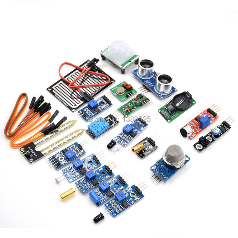 Kit de 16 tipos de módulo de s - Ultrasonic Sensor Hc-Sr04 avaliação e preço